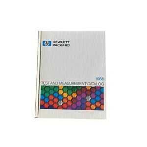 1988 Hewlett Packard Test and Measurment Catalog OEM